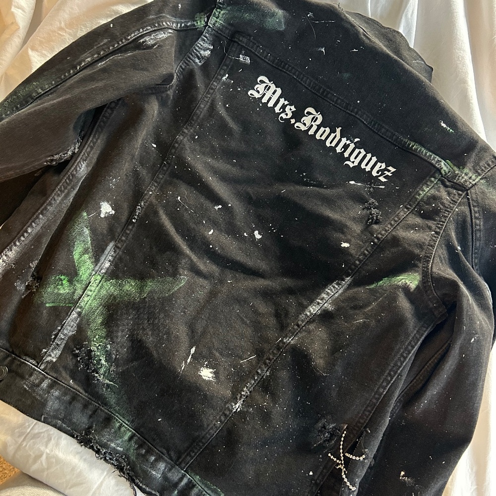 Custom Mrs. Rodriguez denim jacket